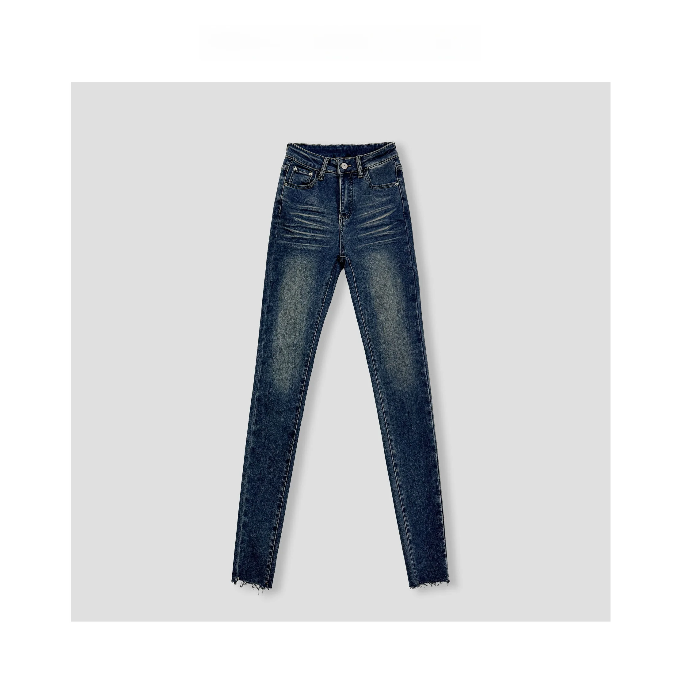 

Ультратонкие зимние новые женские джинсы с высокой талией, на флисовой подкладке, облегающие, с дизайном «Коготь», повседневные, из смесового хлопка и денима