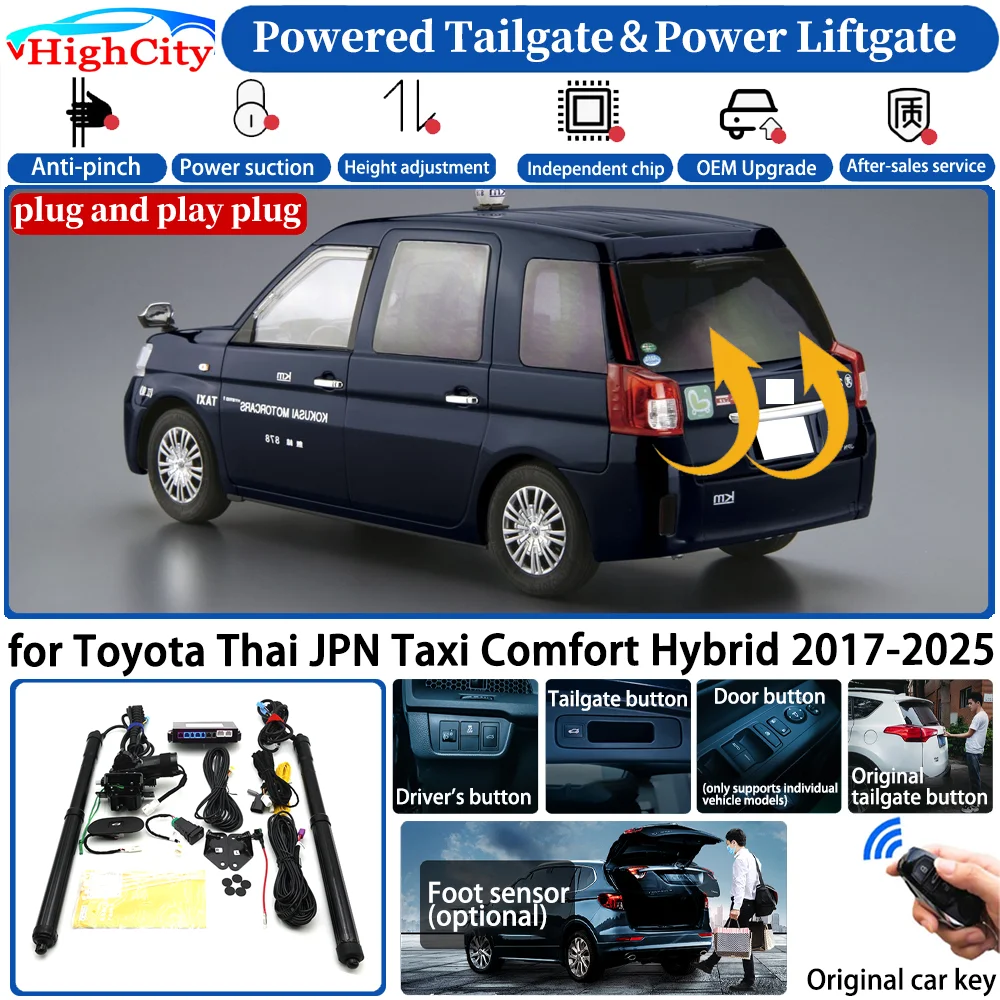for Toyota Thai JPN Taxi Comfort Hybrid 2017-2025 Automatic Powered Tailgate Power Liftgate System Intelligent Trunk Lift Kit