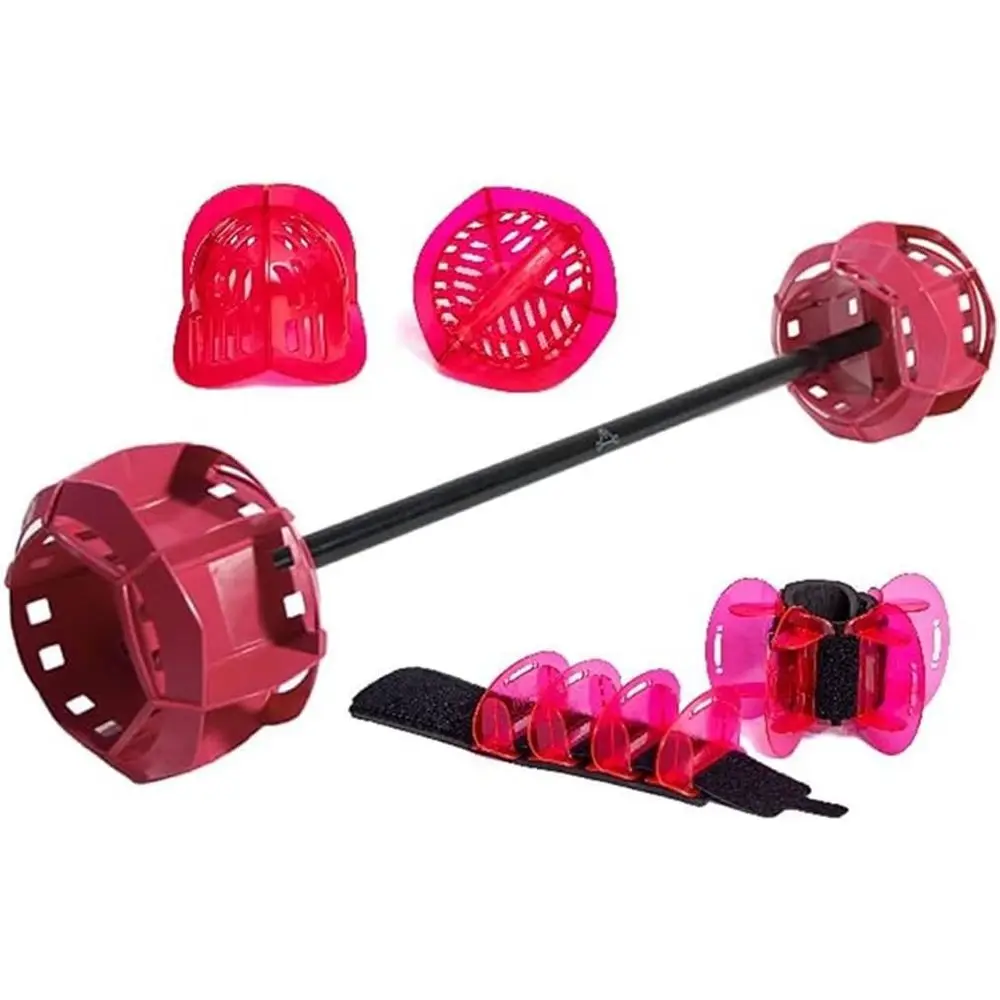 

Complete Women's Water Workout Kit: Aquatic Bar, Dumbbells, Resistance Bands, Training Guide