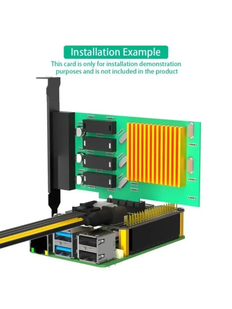 

652F PCIE 1X PCIe3.0 Slot Extension Adapter Board with External 12V Power and Computer Integration