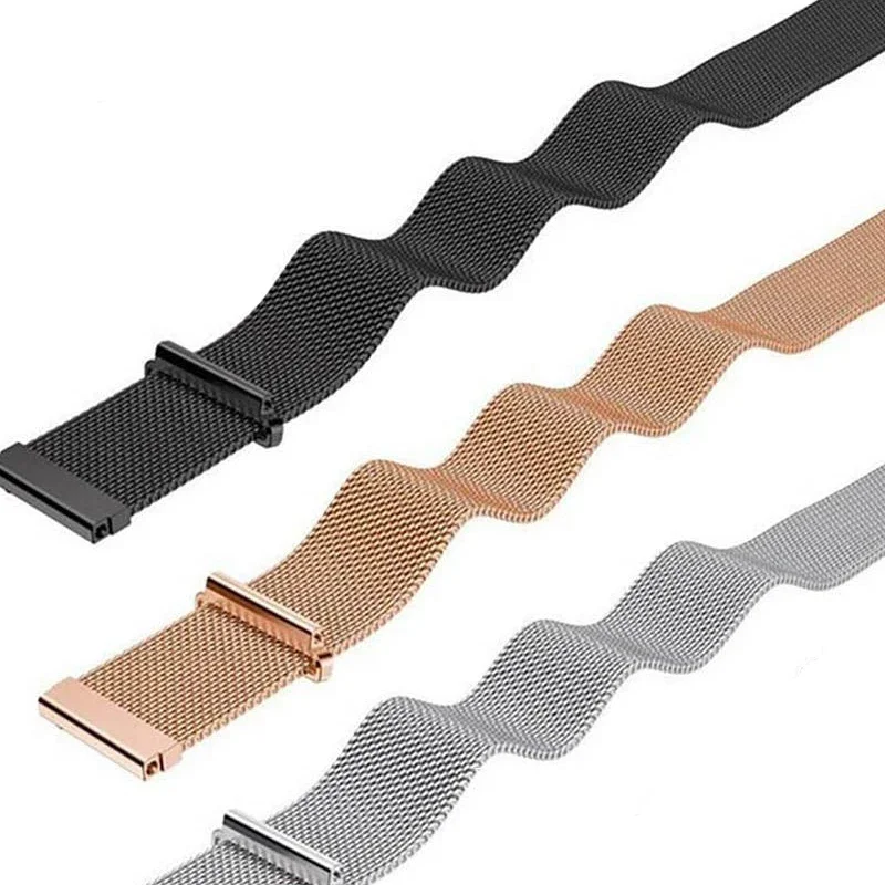 Attention, Milanese pour Garmin Forerunner 255, 255S, 158, 55, 245, 645M Déficit, ang Loop Magnetik, VivomGruHR Vivoactive 3, 4 Venu SQ 2