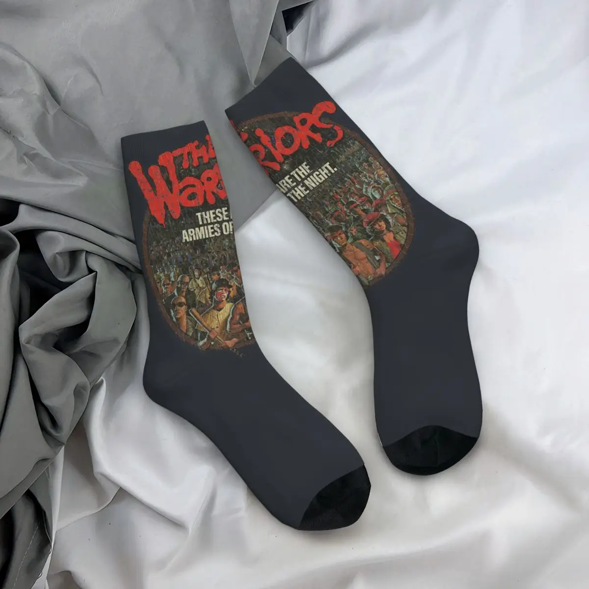 The Warriorsed Socks The Night 1979 Ретро Чулки мужские высококачественные уличные спортивные носки Осенние нескользящие носки с графическим рисунком