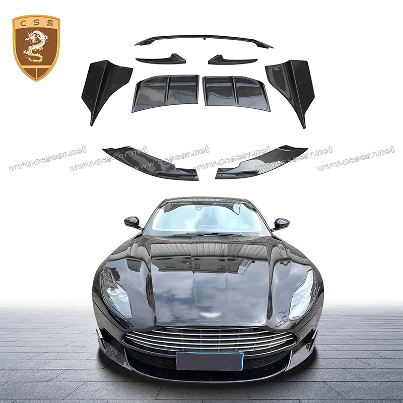 

Front Side Wrap Angle Lower Splitter Lips Part Rear Lip Diffuser Spolier Wing For Aston Martin DB11 Modified ST Style Accessory