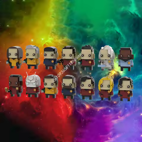 2056pcs MOC Star Trek Strange New Worlds Bundle Brickheadz Model Building blocks Kids idea toys Christmas gifts