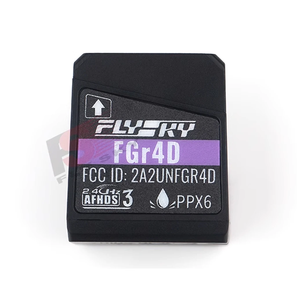 FlySky FGR4D 4-channel Bidirectional Receiver for RC Car Remote Control 4CH 2.4G Mini Receiver 3.5-8.4V Built-in Dual Antenna