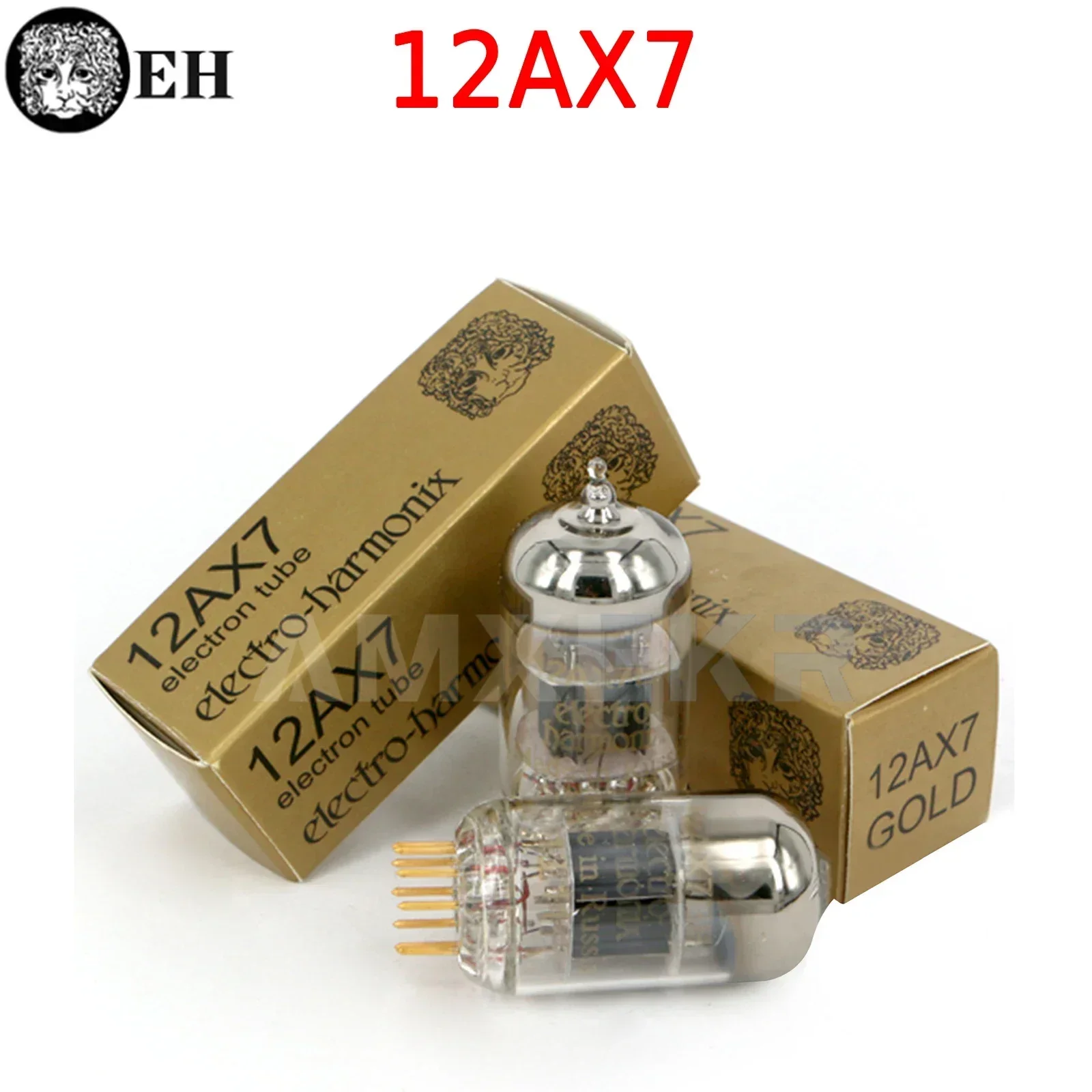 

EH 12AX7 Вакуумная трубка Golden Foot Заменяет ECC83 6N4 5751 12AX7 Электронная трубка DIY Комплект усилителя HIFI Audio Valve Precision Match