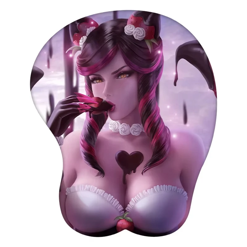 

Evelynn Agony's Embrace 3D Mouse Pad League of Legends Anime Mousepad Wrist Rest Silicone Sexy Creative Gaming Mat Gift