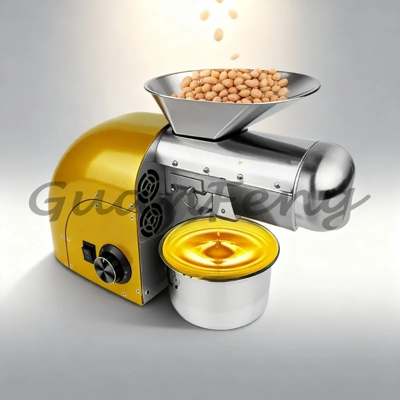 Stainless Steel Cold Oil Press Machine Commercial Home Oil Extractor for Olives Nuts Seeds 110‑220V Oil Making Presser