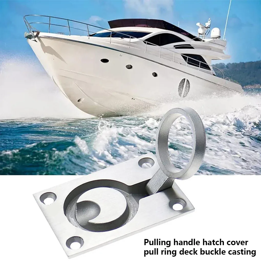 Deck Hatch Pull Ring Boat Supplies Lift Handle Upgraded Fittings Space Saving