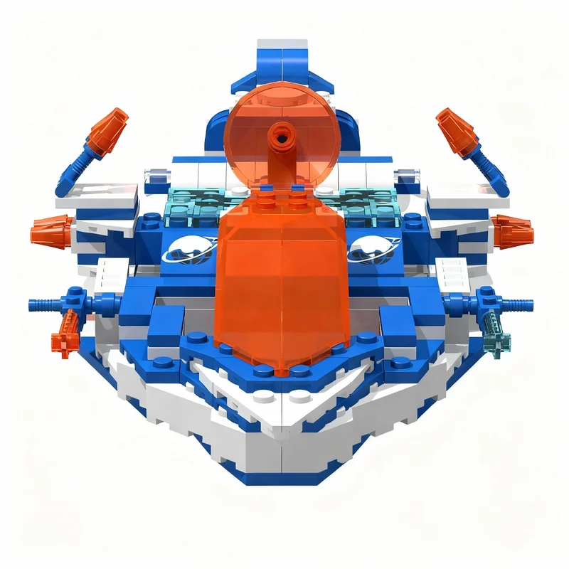 230pcs MOC Glaciator Ice Planet Krysto Forces Model Building Blocks Construction Creative Brick DIY Kids Christmas Gifts Toy