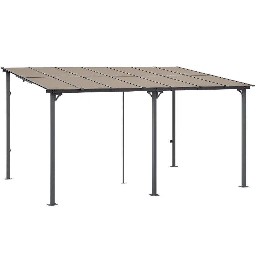 

10 x 14 футов для беседки для алюминиевой рамы перголы с твердым верхом для патио