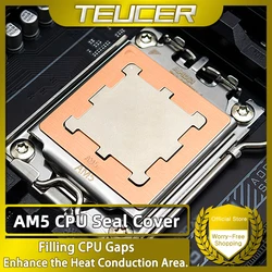TEUCER AM5 CPU Copper Armor Contact Frame AM5 Full Fixed Non-Marking Mounter for for AMD 7950X 7700X 7900X 7600X