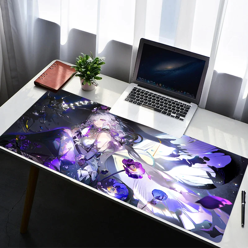 

Mouse Pad Laptop Rubber Extended Desktop Mat Computer Gamer Honkai Star Rail Castorice Mousepad Gaming Accessories Keyboard Pad
