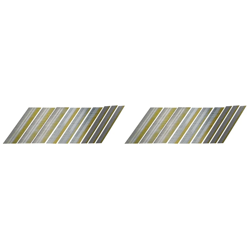 GTBL 15 Gauge DA Angled Finish Nails, 34-Degree,1800-Pack(2-1/2Inch, 2Inch, 1-1/4Inch 300 Per Sizes),Galvanized Assorted Size