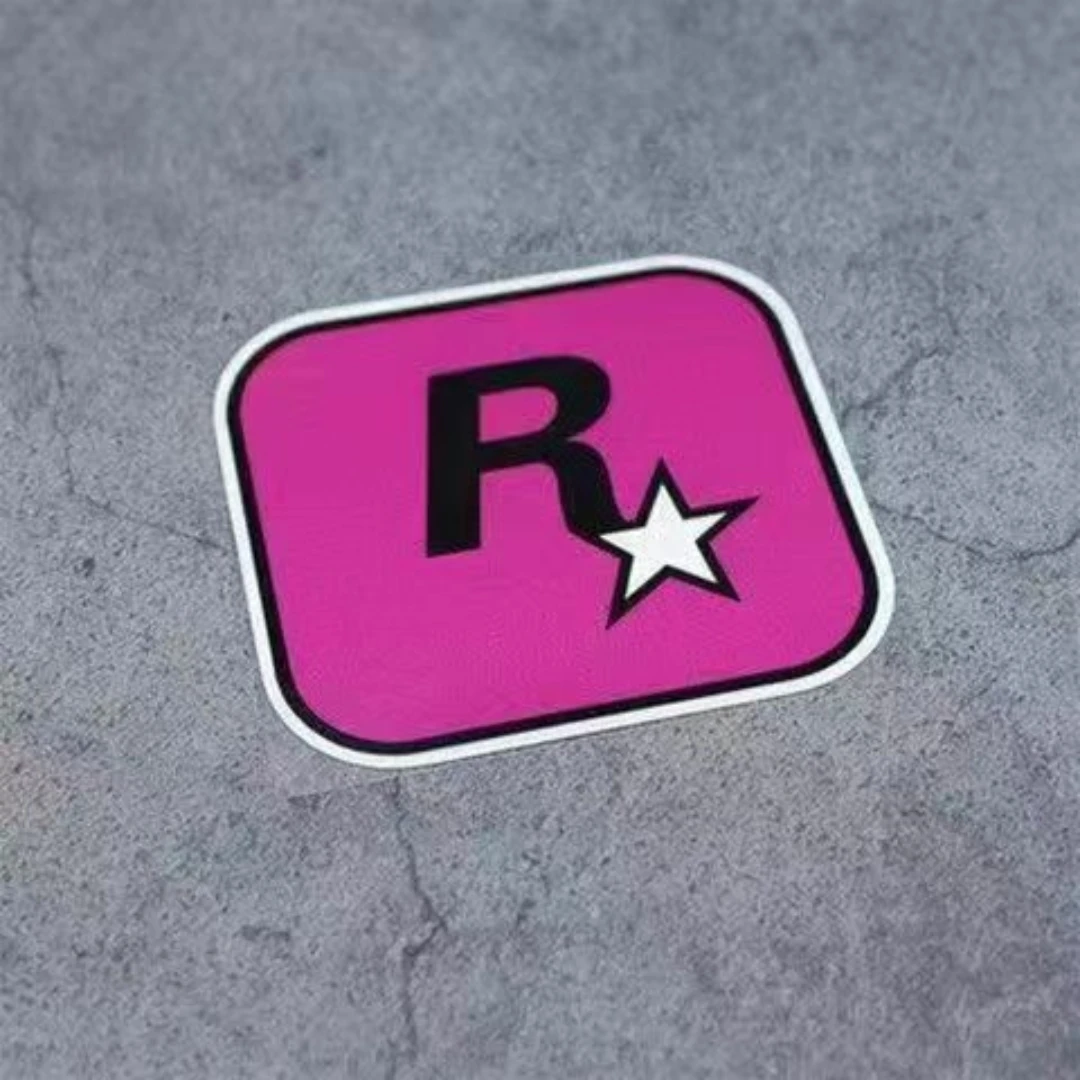 R Star Car Sticker Modified Electric Motorcycle GTA5 Grand Theft Auto Game Scratches Oil Car Tank Cover Decorative Sticker