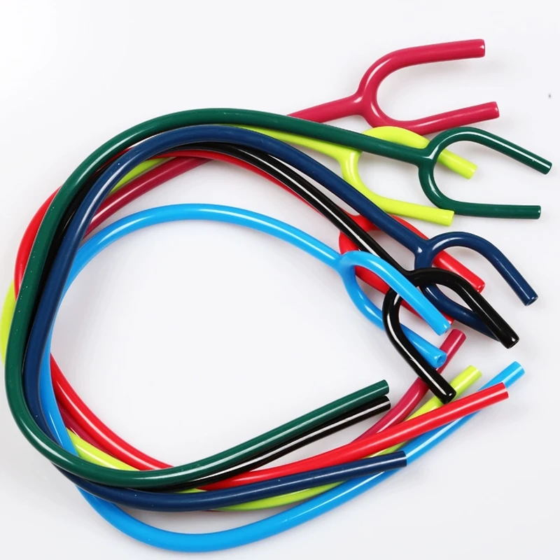 1Pc 60cm Double Sided Stethoscope Accessories Extended Y Tube Rubber Tube Extension Tubing Replacement Doctor Stethoscope Equipo