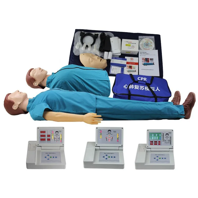 Cardiopulmonary resuscitation simulated artificial respiration teaching dummy CPR simulated medical model first aid training