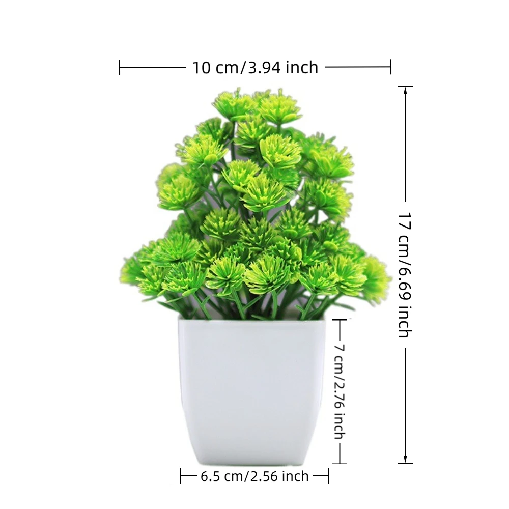 Novo bonsai artificial bonsai eucalipto artificial planta falsa vaso ornamentos com pote simulado árvore vaso planta decoração do jardim