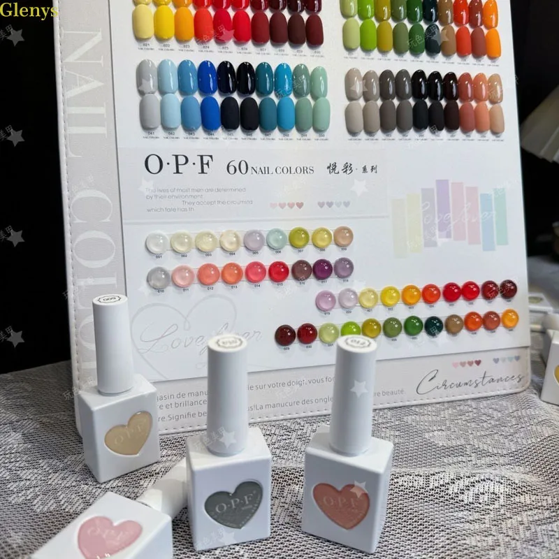 Glenys 60 couleurs vernis à ongles gel net rouge populaire gel d'immersion couleur correspondant carte nail shop essentiel nail art vernis ensemble