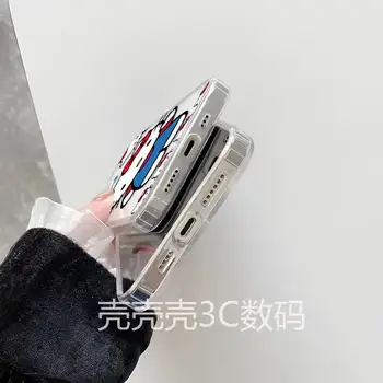 Roztomilý magnetický kryt s motivem Hello Kitty pro iPhone 17 16 15 14 13 12 11 8 7 Air Plus Pro Max X XR XSMax Měkký průhledný TPU kryt 8 nejlepší prodej Kryt na telefon Hello Kitty - №4