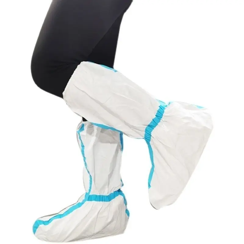 Capa de sapato de segurança de trabalho resistente a óleo descartável protetora
