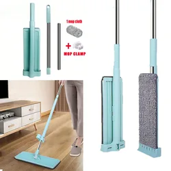 Mop Wet and Dry Dual-purpose Lazy Hands-free Flat Mop Household Dry Rotating Mop Tile Floor No Dead Corner Gap Cleaning Mop