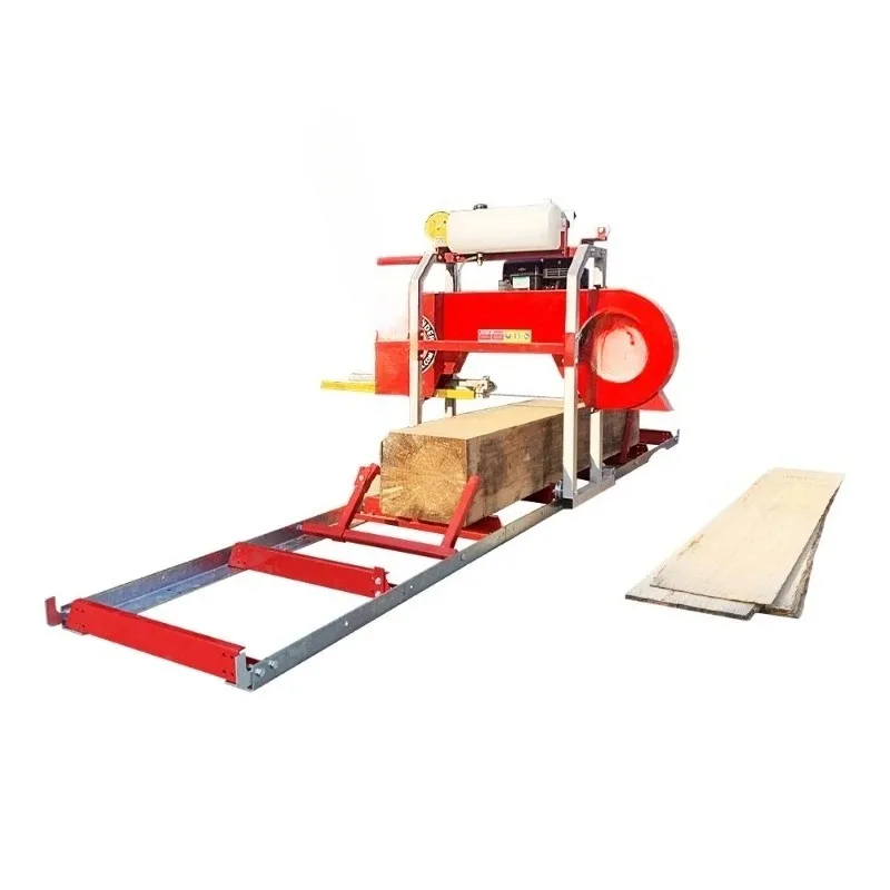 Portable sawmill chain saw with CE wood sawmill mini saw horizontal band saw mill