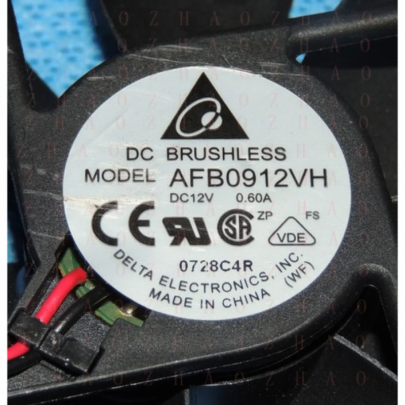 

Вентилятор L+ 2 шт. для Delta AFB0912VH, бесщеточный, 12В 0.60А, 92x92x25мм, 2-проводной, 4-контактный