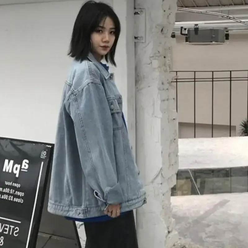 

Куртки женские популярные однотонные универсальные однобортные для отдыха винтажные Harajuku Ulzzang базовые подростковые классические новые поступления для студентов