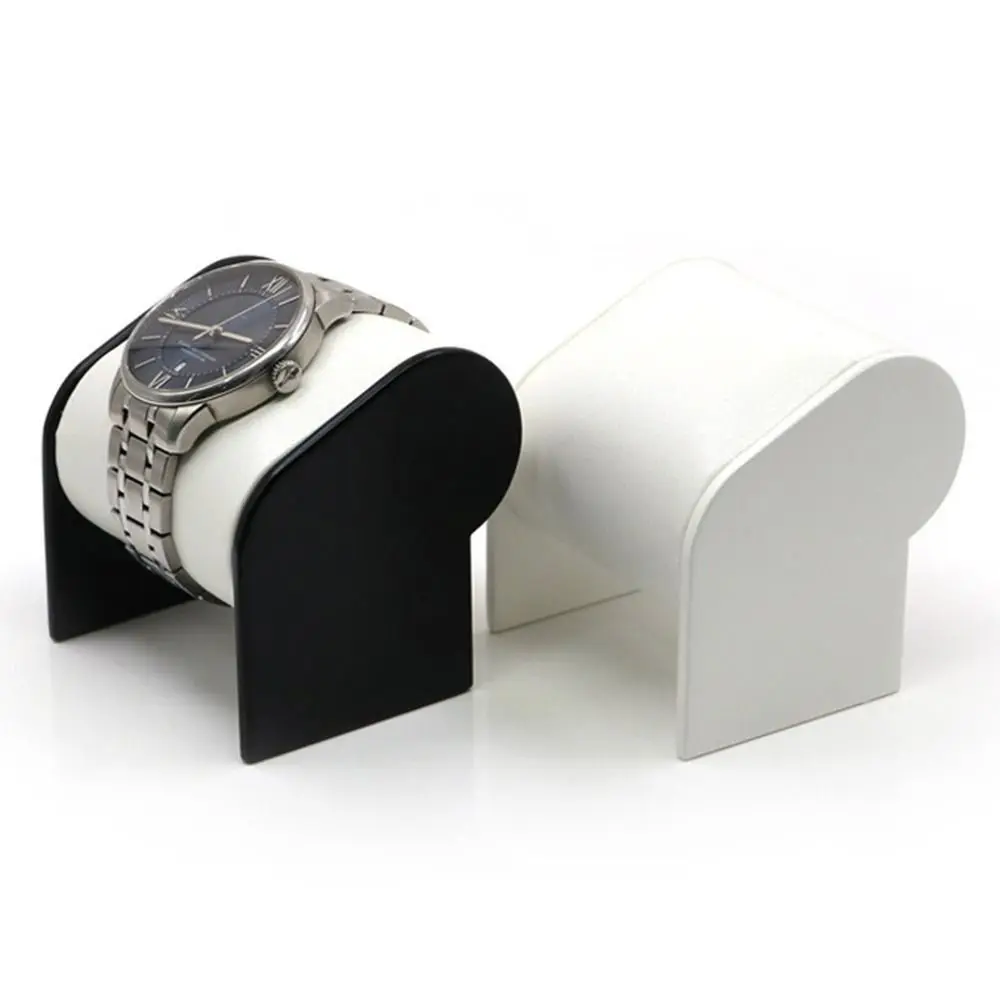 

Fashion Simple Watch Display Rack Wear-resistant PU Watch Storage Tray Space Saving Multifunction Jewelry Organizer Bangle
