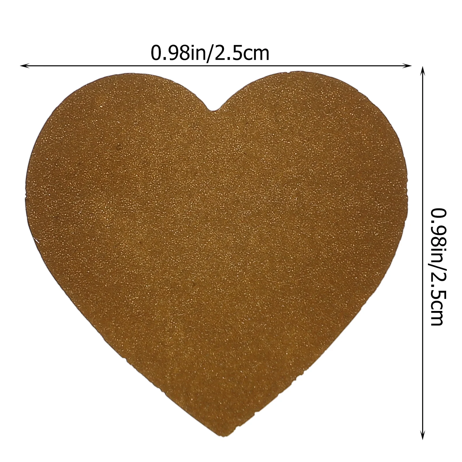 Heart- shaped Scratch off Stickers Party Banquet Label Stickers Gift Wrapping Stickers Stickers 300