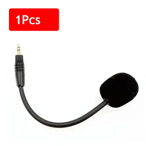 1Pcs Replacement 3.5mm Microphone For Havit H2002d Gaming Headset Mic E-sports Games Replacement Microphone For Havit H2002d