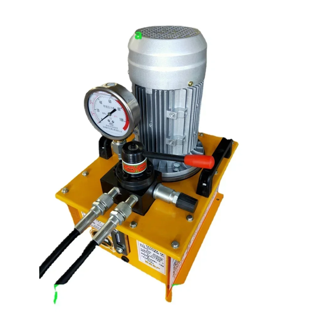 Electric hydraulic pump station system assembly fire pipeline pressure test pump 380V hydraulic component cylinder jack