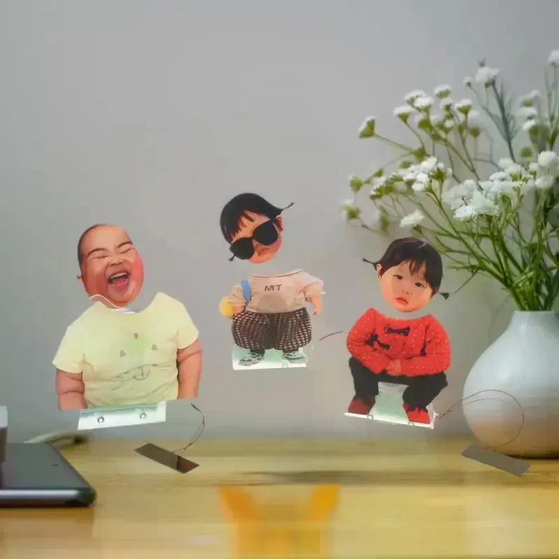 1 szt. Reklama zasilana energią słoneczną, taśma klejąca, automatyczny, kreatywny wyświetlacz z elektrycznym drgańiem, stojak podtrzymujący.