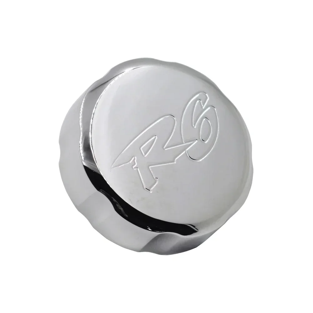 

Chromed Brake Fluid Reservoir Cap Cover Engraved for Yamaha YZF 600R 1995-2009/ YZF R6 Aftermarket Motorcycle