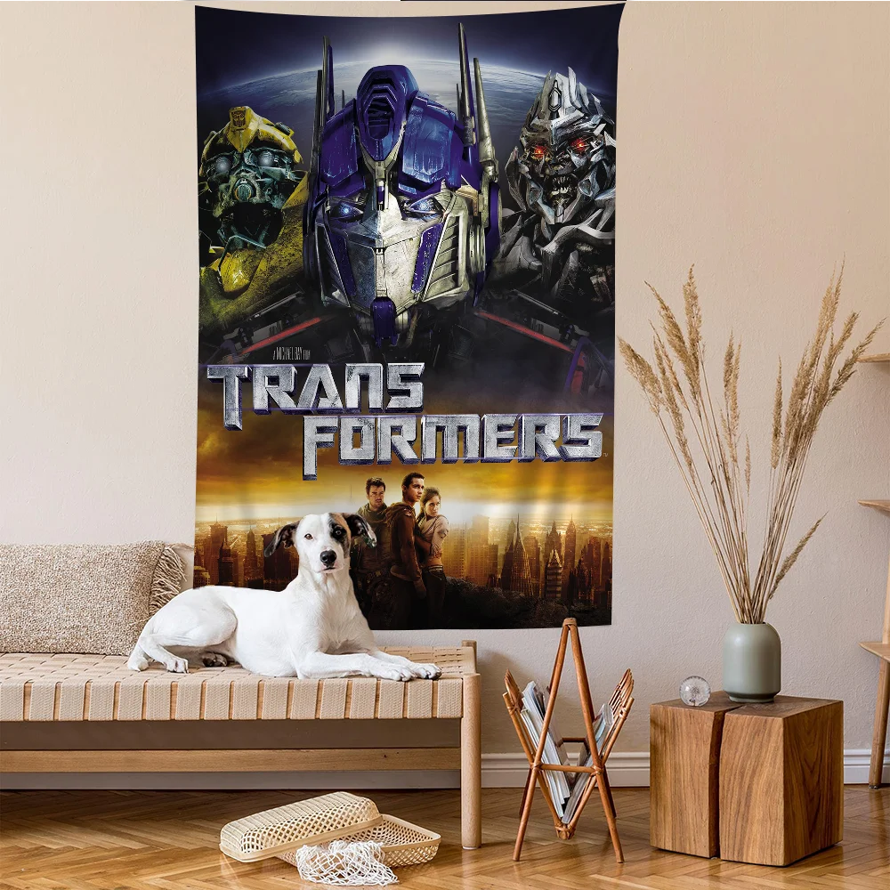 

T-transfor-mers аниме гобелен искусство научная фантастика комната Домашний Декор Настенный декор