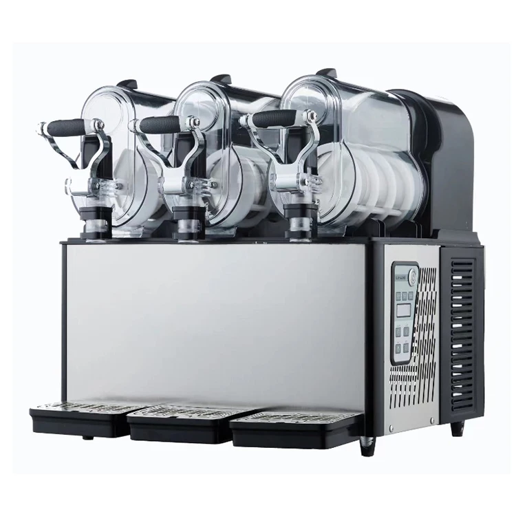 

Automatic Double Slot Snow Melting Machine Electric Slash Machine Slush Granita Machine for Sale