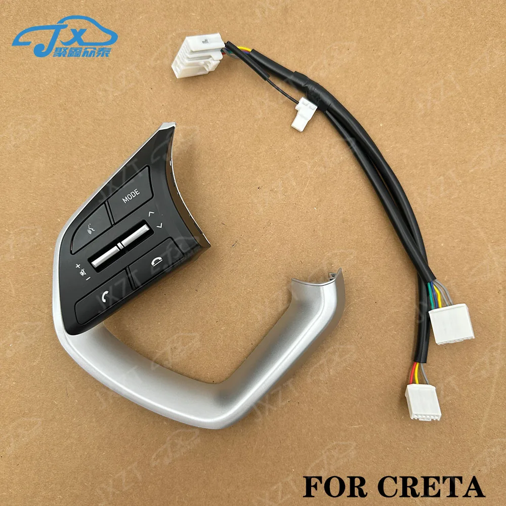 

Кнопка рулевого колеса для Hyundai IX25 Creta, кнопки, Bluetooth, телефон, круиз-контроль, дистанционное управление громкостью, совершенно новый автомобильный переключатель