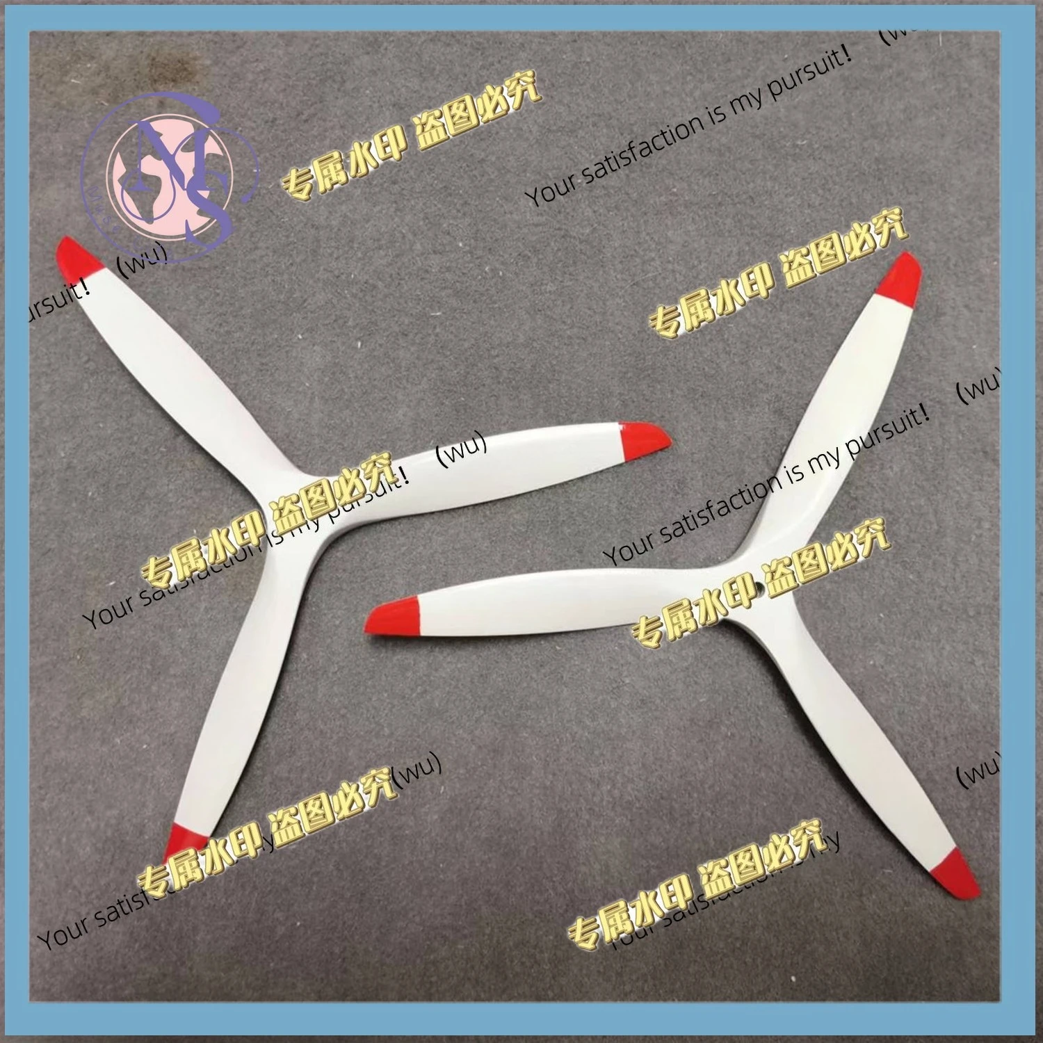1 Pcs 3 Blade 15/16/17/18/19 inch Forward(CCW)&Reverse(CW)  White Beech Wood Propeller for Scale RC Gas Airplane Model
