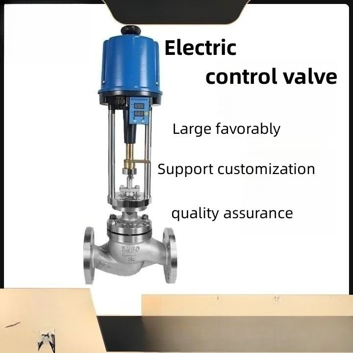 2-Way 3-Inch Water Hydraulic Single-Seat Flow Electric Control Valve with Joystick