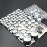 Tapas de pernos de plástico cromado para motocicleta Harley 2007-UP softai Touring