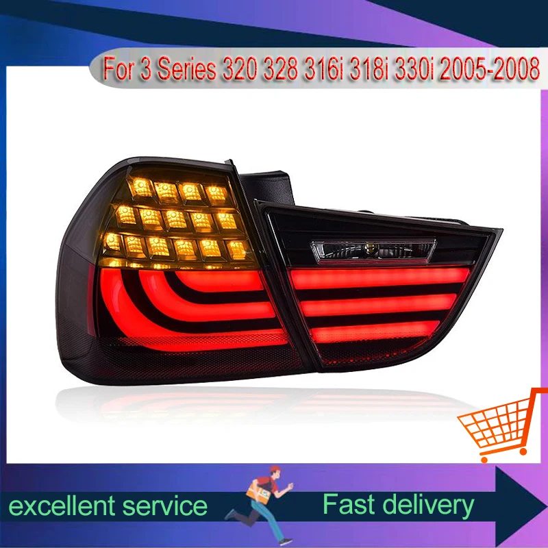 Rear Lamp For BMW 3 Series E90 Car Assembly 316i 318i 320 328 330i 2009-2012 Modified LED Driving Turn Signal Taillight