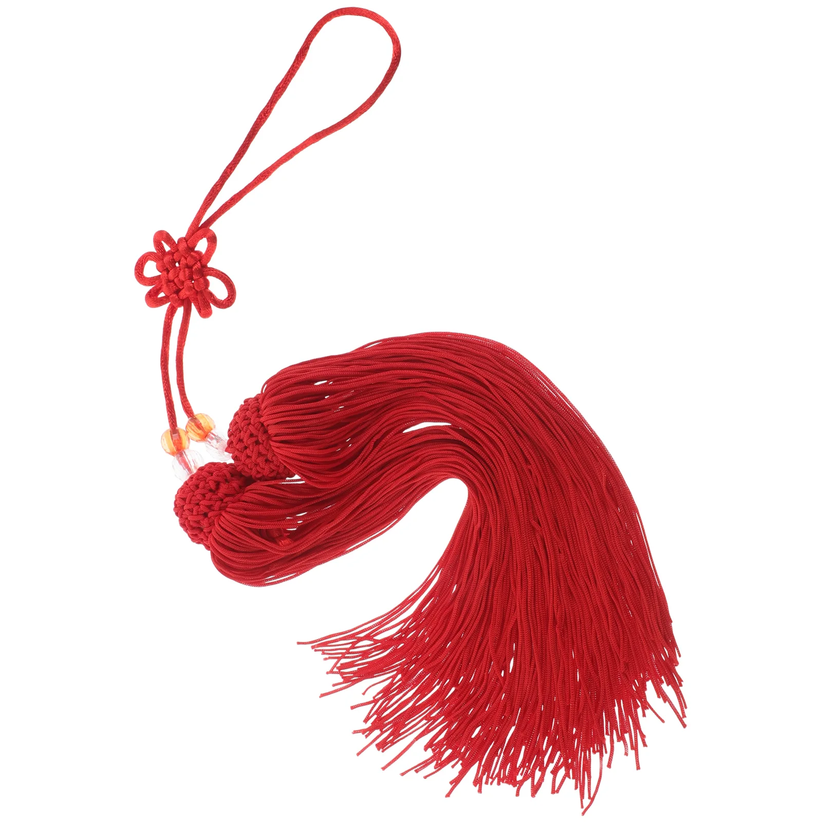 Tai Chi Sword Hanging Spike Chinese New Year Decorations Hanfu Tassels Pendant Knot Cord Jewelry Kont Charms Red