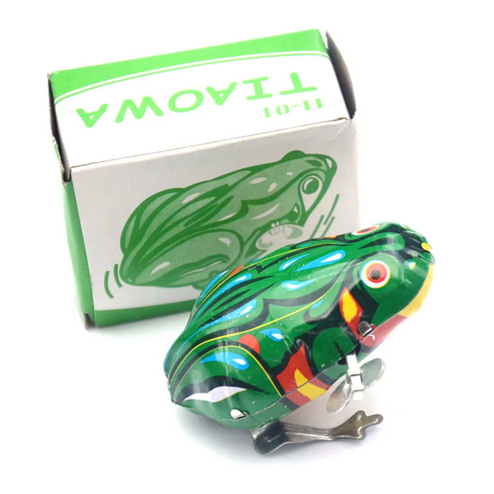 4 Pcs Toys for Boys Wrapped Iron Frog Toddlers Educational Playthings Girl Birthday Gift