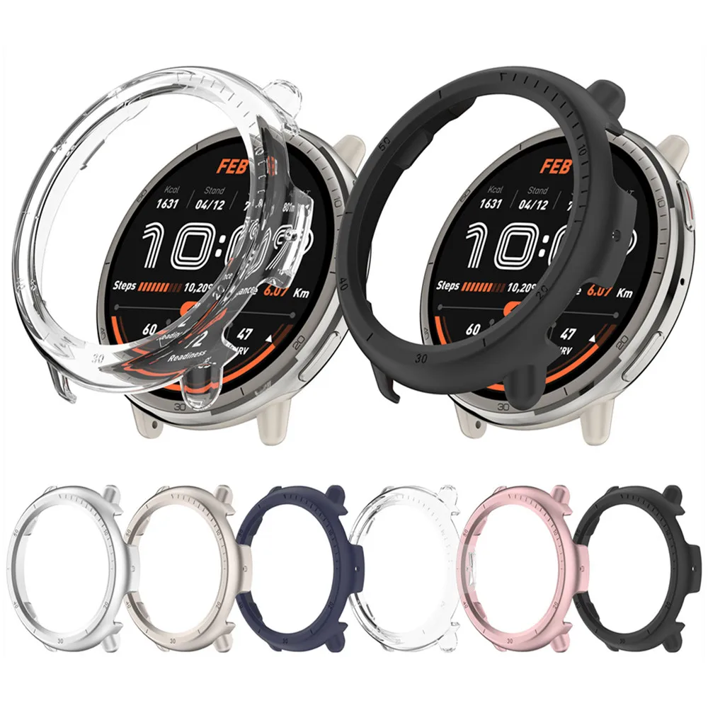 

Чехол для Huami Amazfit Active2 A2437, полый защитный корпус, рамка, высокое качество, тонкие аксессуары для умных часов из ПК