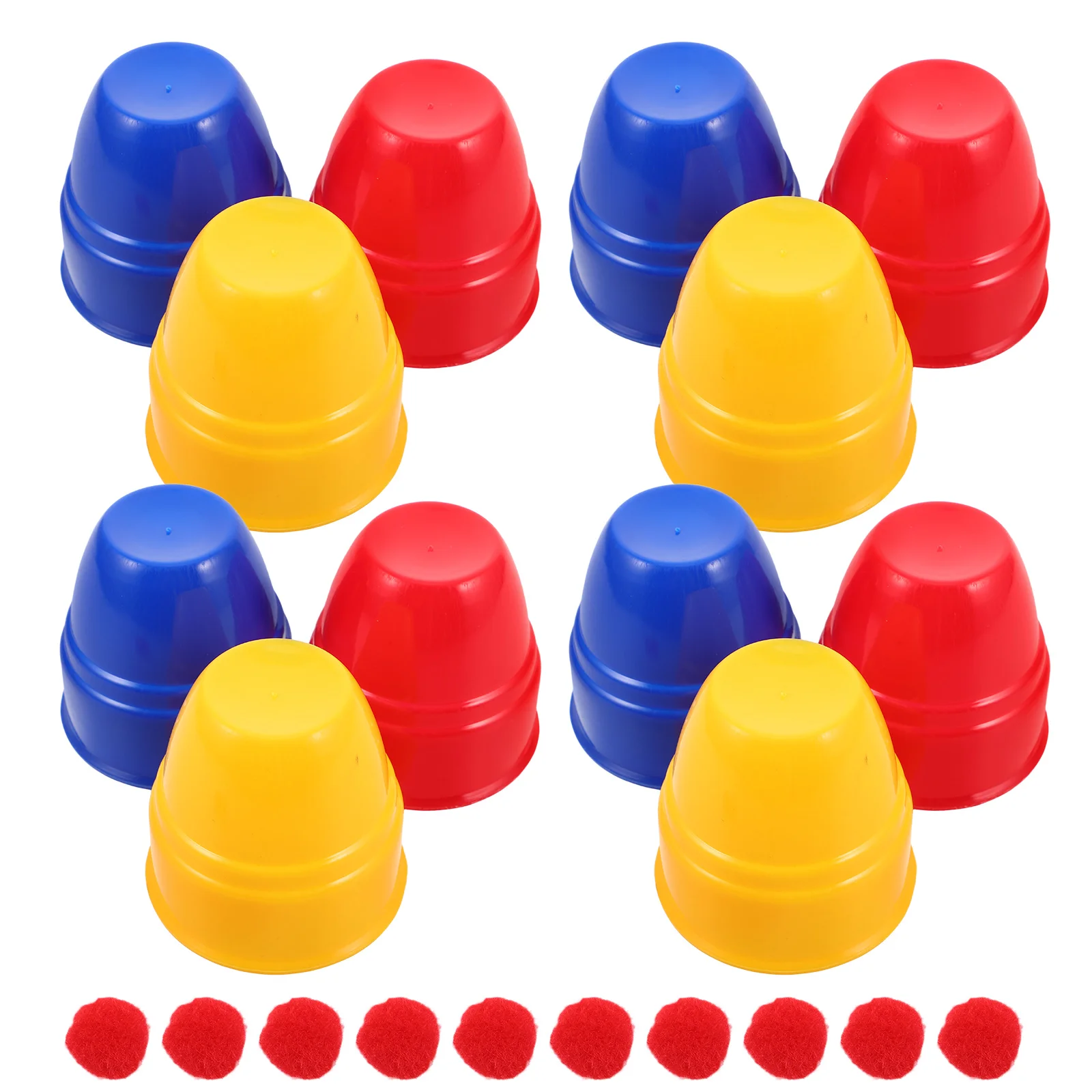 

10 set 10 Sets Props Cups Balls for Kids Magician Accessories Trick Portable Party Tools Trick Cups Balls Set Toys