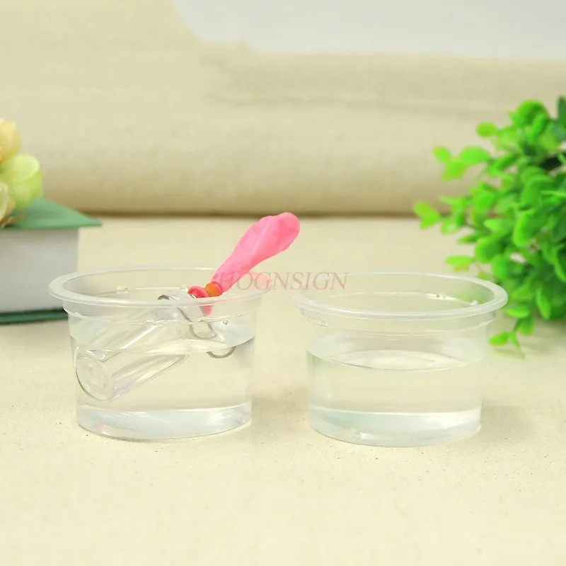

1set DIY Science Small Experiment Popular Science Experiment Gas Thermal Expansion and Shrinkage Manual