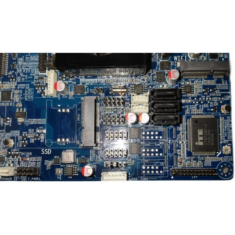 Industrial  Board Celeron 1037U Main Board with LVDS Advertising Machine, Cash Register, Second-hand Disassembly Main Board