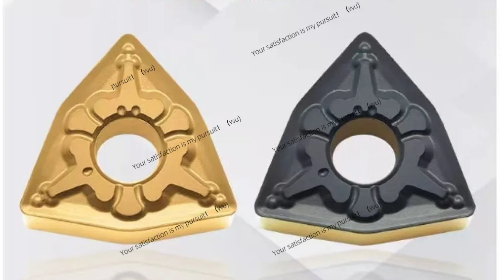 For Steel Workpiece Chip Breaking WNMG080404 WNMG080408-GF CNC Carbide Inserts With Wiper Edge Rhombus Turning Tips