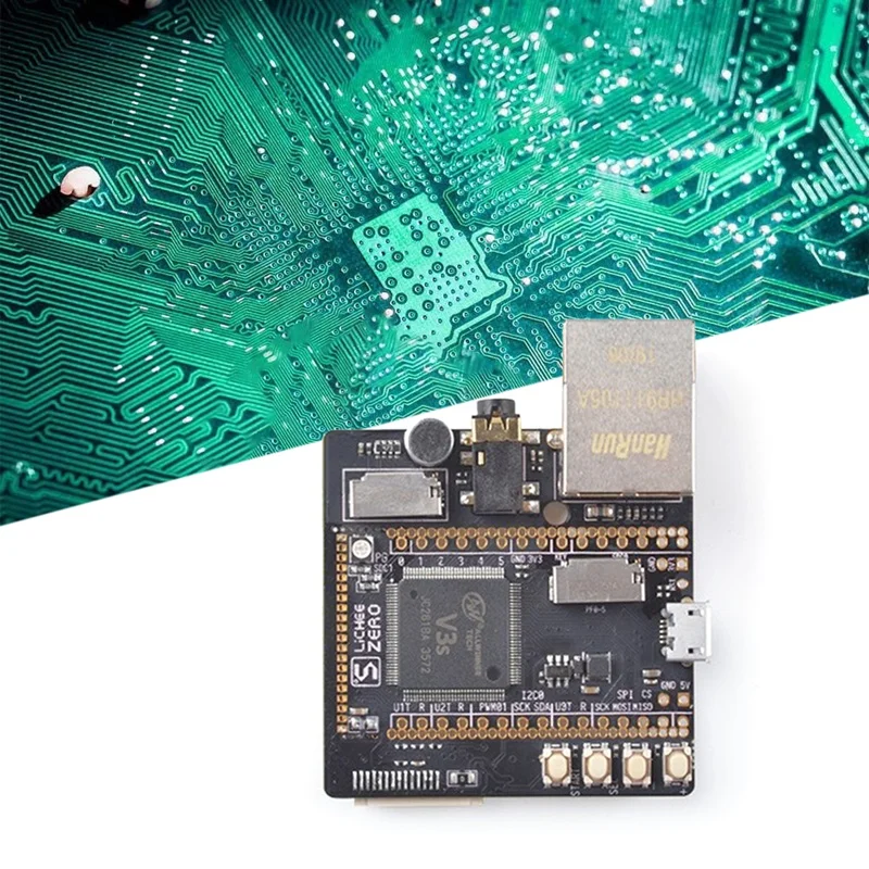 Voor Sipeed Lichee Zero Dock Moederbord + Wifi + Bluetooth Module + 5 Inch Scherm Uitbreidingskaart V3S Development Board